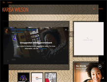 Tablet Screenshot of karisawilson.com